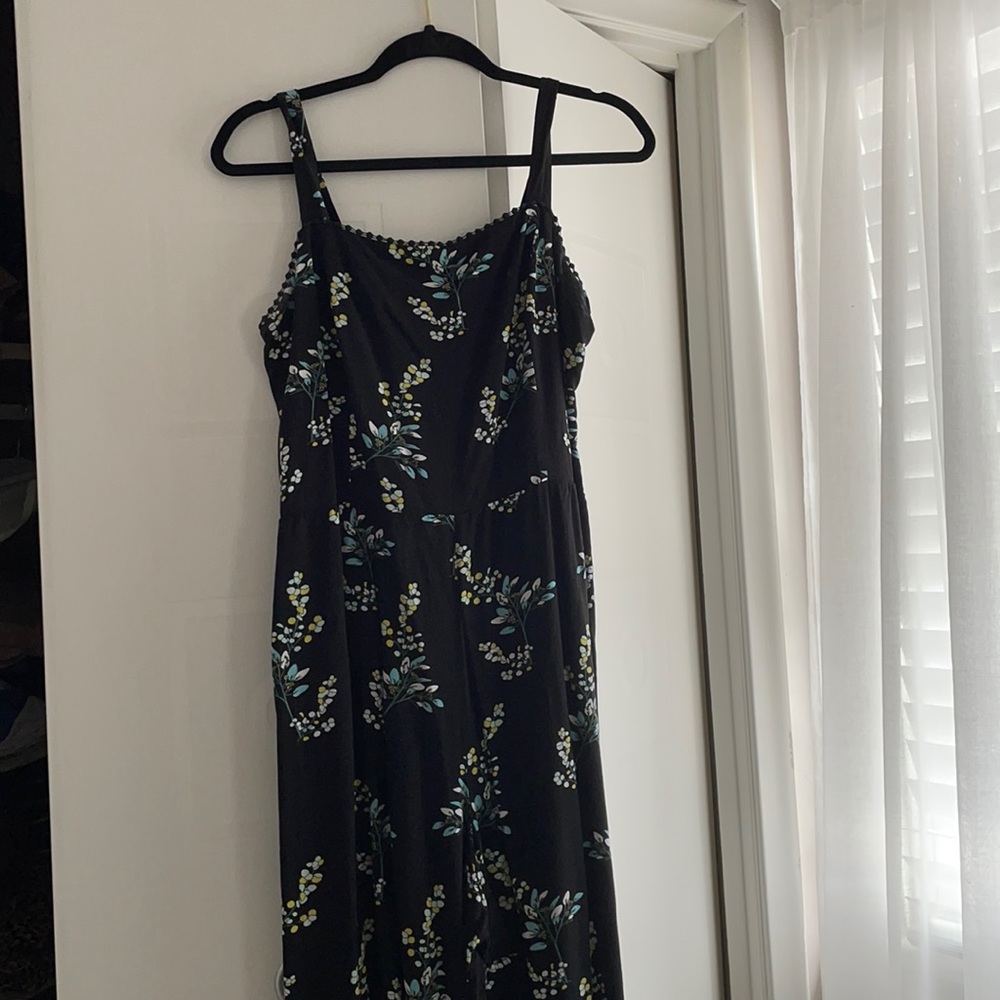 Loft printed jumpsuit